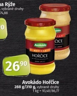Hořčice Avokádo