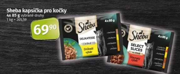 Kapsičky pro kočky Sheba