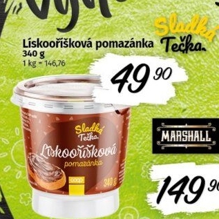 Lískooříškový krém Sladká tečka