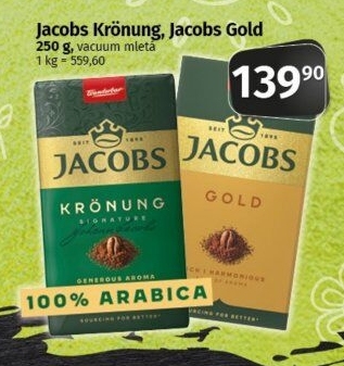 Mletá káva Jacobs Krönung