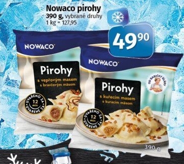 Pirohy s masem mražené Nowaco