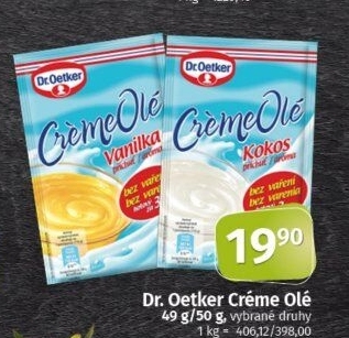 Pudink Créme Olé Dr. Oetker