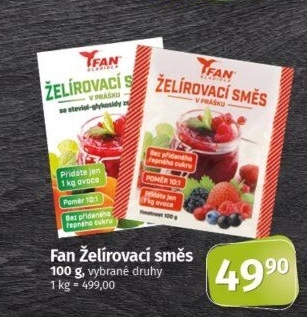 Želírovací směs Fan