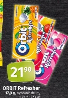 Žvýkačky Refreshers Orbit