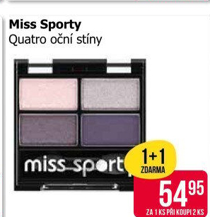 Oční stíny Quatro Miss Sporty