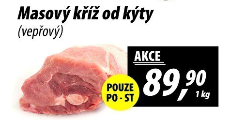 Masový kříž od kýty vepřový
