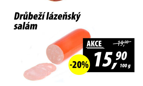 Salám drůbeží lázeňský