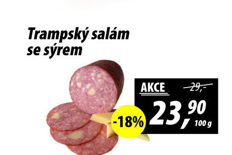 Salám trampský se sýrem