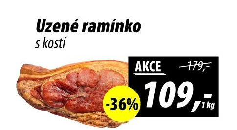 Uzené ramínko s kostí