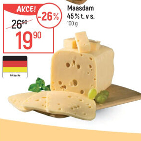 Sýr Maasdamer 45%
