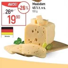 Sýr Maasdamer 45%
