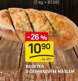 Bageta česneková