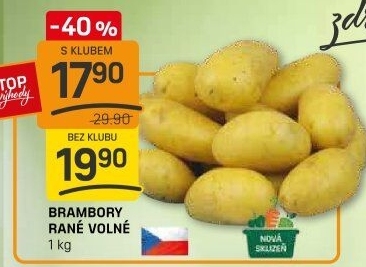 Brambory konzumní rané