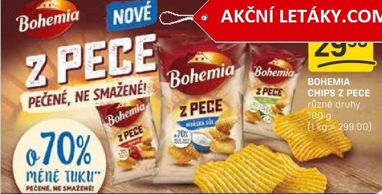 Chipsy Z pece Bohemia Chips