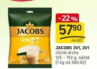Instantní kávy porcované 3v1 Jacobs