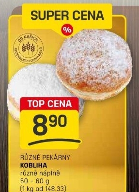 Kobliha s náplní