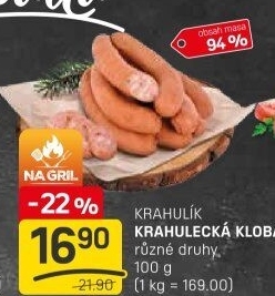Krahulecká klobása Krahulík