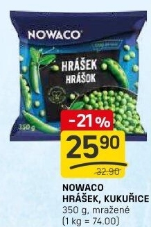Kukuřice mražená Nowaco
