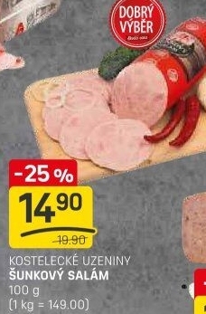 Salám šunkový Dobrý výběr