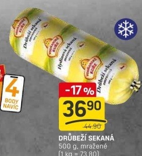 Sekaná drůbeží mražená Vodňanské kuře