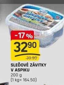 Sleďové závitky v aspiku Rybex