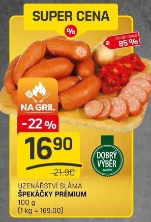 Špekáčky premium Dobrý Výběr