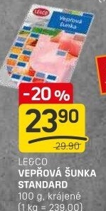 Šunka vepřová standard LE&amp
