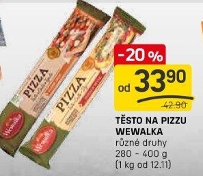 Těsto na pizzu Wewalka