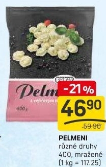 Těstoviny plněnémražené Pelmeni Povar