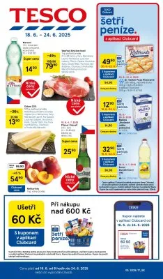 akční leták Tesco 18.6.2025-24.6.2025