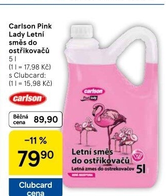 Letní směs do ostřikovačů Pink Lady Carlson