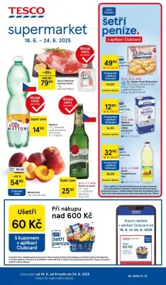 akční leták Tesco 18.6.2025-24.6.2025