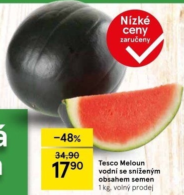 Meloun vodní Tesco