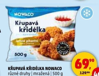 Křupavá křidélka mražená Nowaco