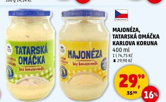Majonéza Karlova Koruna