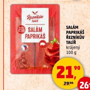 Salám Paprikáš Řezníkův talíř