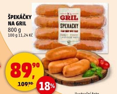 Špekáčky Na gril Penny
