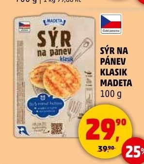 Sýr na pánev Madeta