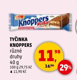 Tyčinka Knoppers NutBar Storck