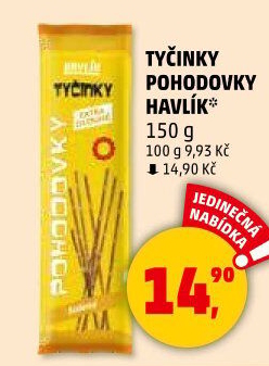 Tyčinky Pohodovky Havlík