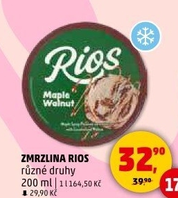 Zmrzlina v kelímku Rios
