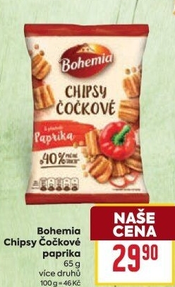 Čočkové chipsy Bohemia Chips