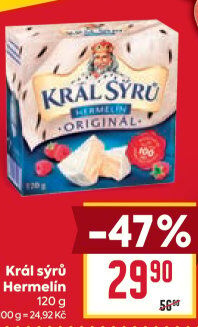 Sýr Hermelín Král sýrů