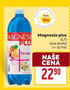 Voda ochucená plus Magnesia