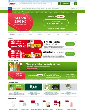 akční leták Dr. Max 18.6.2025-24.6.2025