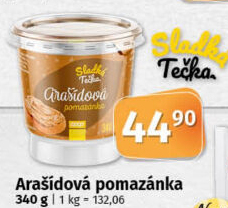 Arašídová pomazánka Sladká tečka