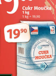 Cukr moučka Cukrovar Vrbátky