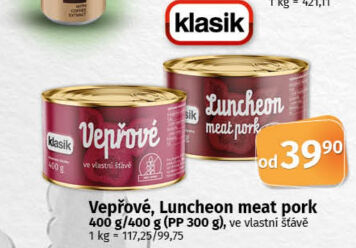 Hotová jídla Coop Klasik - konzerva