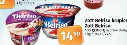 Mléčná krupice Belriso Zott