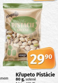 Pistácie pražené Křupeto Coop